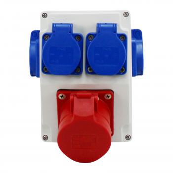 Preview: Stromverteiler (1x CEE 5P 16A + 4x 230V/16A)